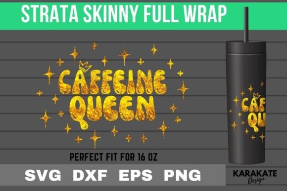 Caffeine Queen, 16 Oz Strata Skinny Wrap