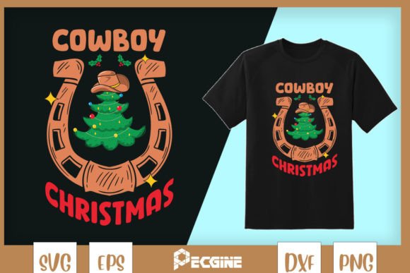 Christmas Cowboy Western Christmas Tree