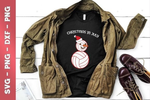 Christmas in July Voleyball Snowman