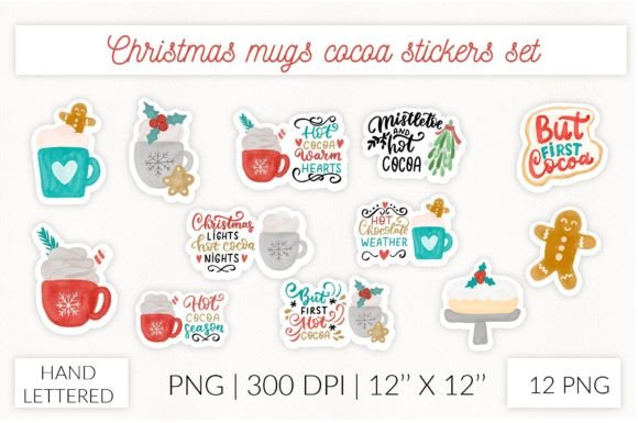 Christmas Mug Stickers