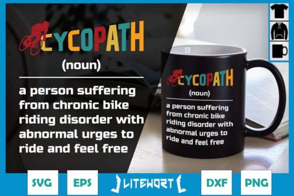 Cycopath Funny Bike Cycle Cyclist Quote