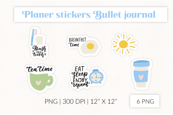 Morning Routine Stickers