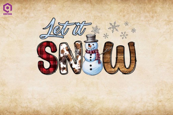 Snowman Let It Snow FREE Design